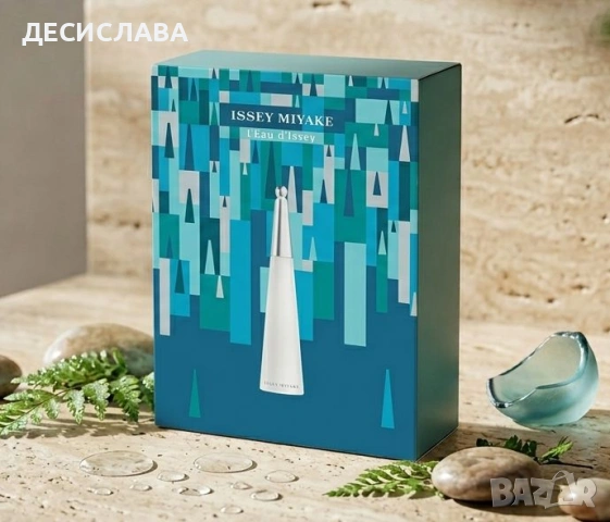 Оригинален дамски комплект Issey Miyake L'Eau d'Issey (EDT 50ml + лосион + душ крем) – ЧИСТО НОВ, снимка 2 - Подаръци за жени - 54787586