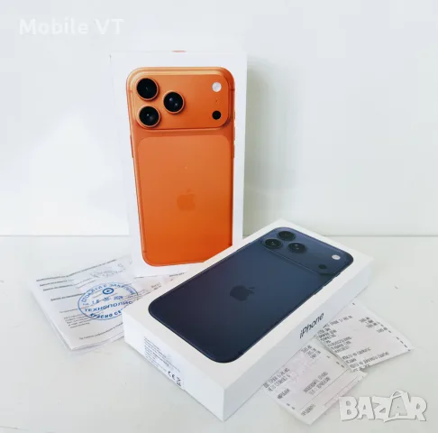 НОВ! iPhone 17 Pro Max 512GB Orange / Blue 2г.ГАРАНЦИЯ Технополис!, снимка 3 - Apple iPhone - 55315545