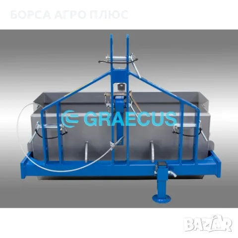 Навесна кофа за трактор с механично изсипване GRAECUS BM100, снимка 3 - Селскостопанска техника - 55513165