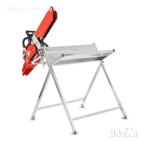 Стойка за резачка за дърва HECHT 902, 120 кг, снимка 2 - Моторни триони/резачки - 54176440