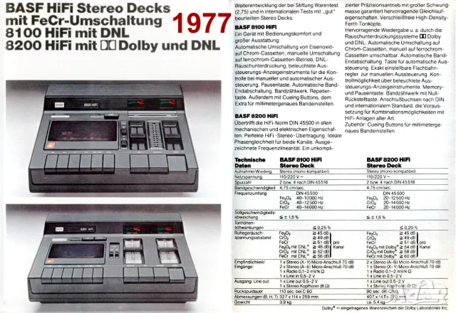 BASF 8100 HiFi ..., снимка 18 - Декове - 55587815