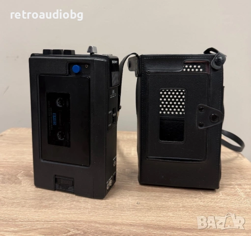 🔈Ретро журналистически касетофон Sony TC-42 – профилактиран, с оригинален калъф🔈, снимка 2 - Радиокасетофони, транзистори - 55192421