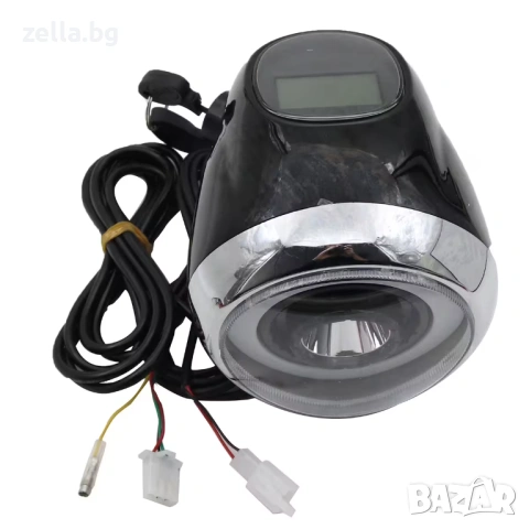 LED фар за електрически скутер Citycoco Harley 60V с LCD дисплей и контактен ключ – Максимална 10422