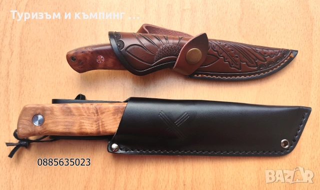 Малки ловни ножове /2 модела / №120 , снимка 3 - Ножове - 55159654