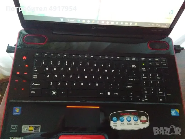 Лаптоп Toshiba Qosmio X505-Q887 18.4" | i7 | 8GB RAM | 256GB SSD | Като Нов! Ретро Екзотика, снимка 7 - Лаптопи за игри - 55655069