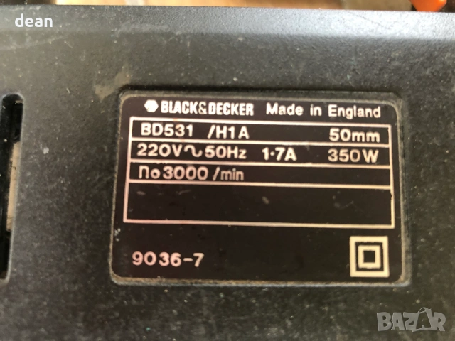 Прободен трион Black Decker, снимка 3 - Други инструменти - 55064342