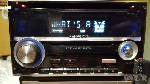 Kenwood-DPX501U  CD / MP3 / USB / AUX player , снимка 2 - Аксесоари и консумативи - 45980468