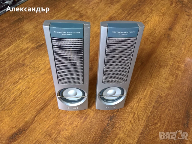 Съраунд тонколони Philips, 8 Ohms, Neodymium Ribbon Tweeter, снимка 2 - Тонколони - 47270860