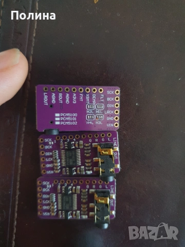 I2S DAC Аудио Декодер Модул (PCM5100 / PCM5101 / PCM5102) за Raspberry Pi / ESP32, снимка 2 - Други - 54705849