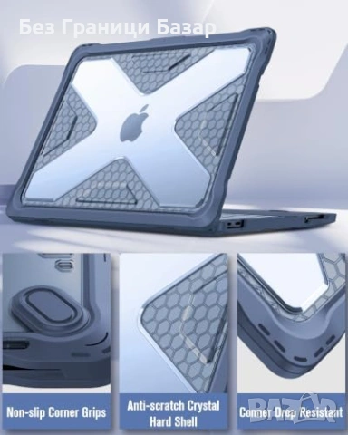 Нов FINTIE Tuatara калъф за MacBook Neo 13 2026 A3404 удароустойчив кейс лаптоп, снимка 5 - Друга електроника - 55140726