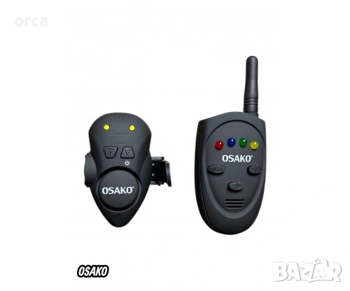 Комплект сигнализатори за сом OSAKO V1 3+1 4+1 с централа, снимка 2 - Такъми - 54233442