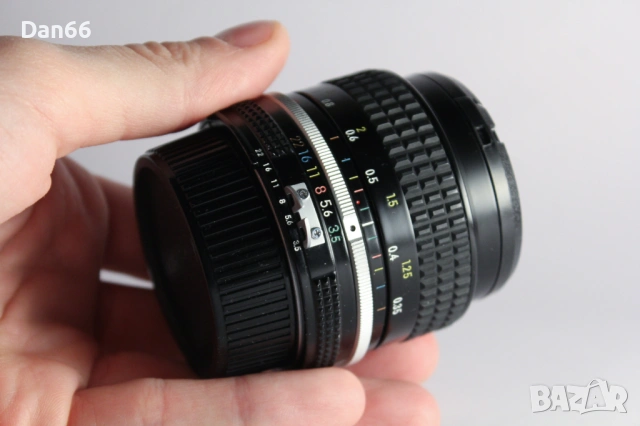 Nikkor f/3,5 28mm обектив за Nikon F апарати, снимка 5 - Фотоапарати - 53925139