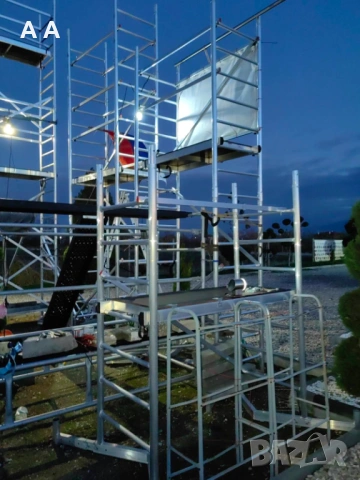 Мобилни алуминиеви скелета под наем - Размери по ваш избор!, снимка 2 - Монтажи - 54130909