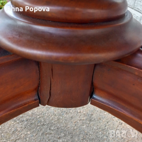 Стара разтегателна английска маса, снимка 6 - Маси - 54008998