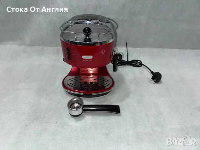 Кафемашина - DeLonghi ECOV311/ 15bar, бежова , червена , снимка 9 - Кафемашини - 54686596