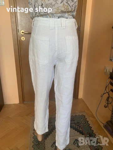 Ленен панталон Zara, размер M/L, снимка 4 - Панталони - 54126219