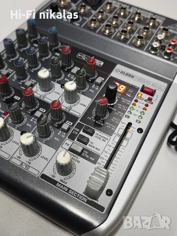 миксер смесител мишпулт процесор ефект BEHRINGER XENYX QX1002 USB Klark Teknik multi FX-processor, снимка 3 - Ресийвъри, усилватели, смесителни пултове - 55313624