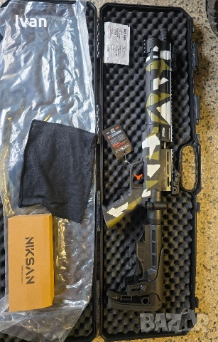 Въздушна пушка PCP Niksan Tacto 5,5, снимка 8 - Въздушно оръжие - 54341213