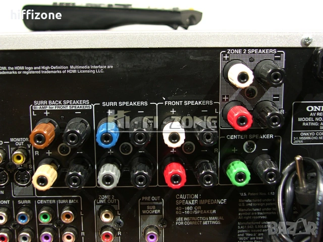 Ресивър  Onkyo tx-sr605 , снимка 10 - Ресийвъри, усилватели, смесителни пултове - 54054273