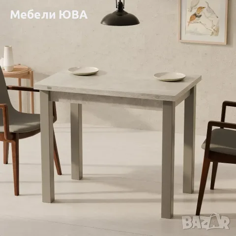 Трапезна маса 90/60 см – разтегателна