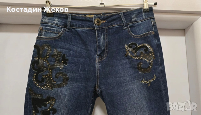 Дамски оригинални дънки. Desigual , снимка 7 - Дънки - 54477348