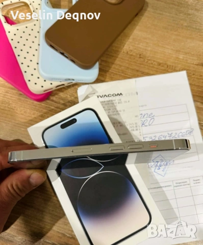 iPone 14 Pro * 128GB * Silver *, снимка 2 - Apple iPhone - 54271138