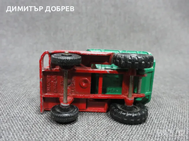 СТАРА РЕТРО МЕТАЛНА КОЛИЧКА КАМИОН MUIR HILL DUMPER LESNEY MATCHBOX ENGLAND, снимка 6 - Колекции - 55662690