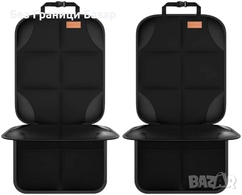 Нова Подложка за детско столче 2 броя протектор за кола с джобове