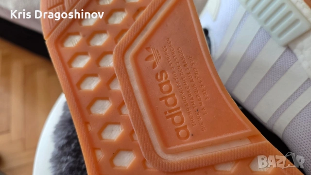 Маратонки Adidas NMD_R1 White/Gum Custom, снимка 7 - Маратонки - 54838033
