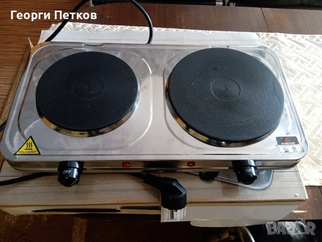 Котлон електрически CROWN с две плочи, снимка 8 - Котлони - 54976476