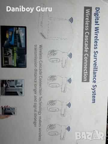 Hiseeu NVR 5MP безжична PTZ система за охранителни камери, вътрешна и външна IP66  WiFi, снимка 12 - Комплекти за видеонаблюдение - 53997752