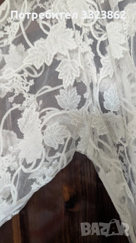 Дамски дантелен халат , снимка 8 - Рокли - 54176360