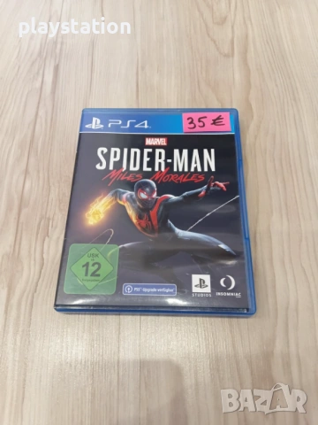 Spider-Man Miles Morales PS4 / PS5 • Като Нова • С Безплатен Ъпгрейд