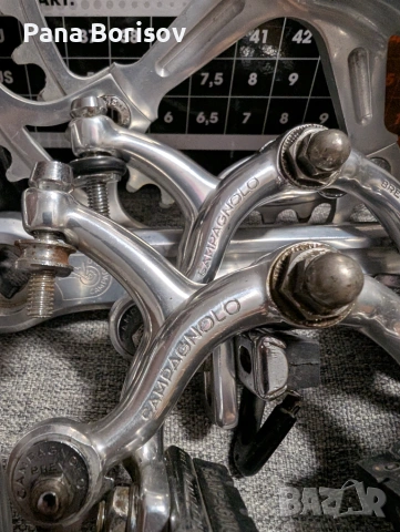 Ретро Шосеен Монтаж Campagnolo Super Record 70те/80те, снимка 3 - Части за велосипеди - 55258152