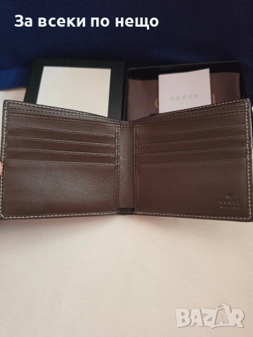 Портфейл GUCCI мъжки, снимка 4 - Портфейли, портмонета - 55152360