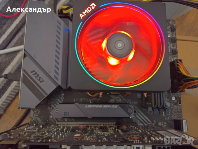 Охлаждане AMD Wraith Prism Cooler RGB AM5/AM4, снимка 4 - Други - 54832319