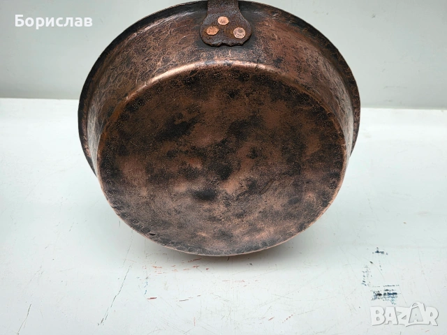 Медна тава - бакърена, снимка 4 - Съдове за готвене - 55125542