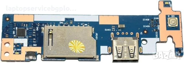 Lenovo IdeaPad 1 15IJL7 82LX Захранваща платка USB Card Reader платка 5C50S25273 JS570 NS-E052