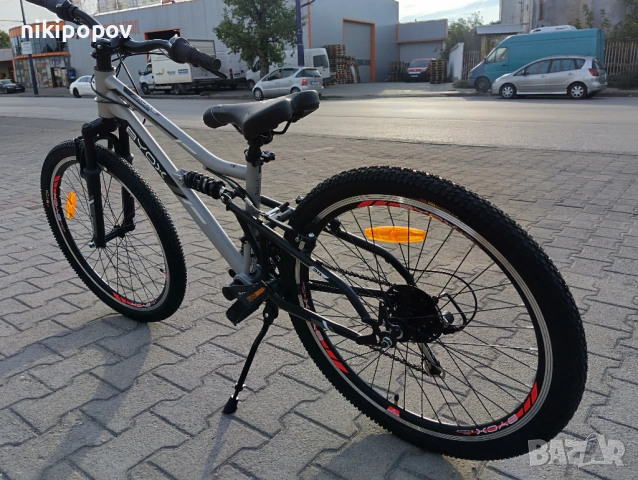 X Велосипед 24" ADVENTURA сив, снимка 9 - Велосипеди - 54729526