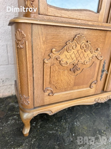 Ретро бюфет  витрина от две части, снимка 3 - Бюфети - 53958174