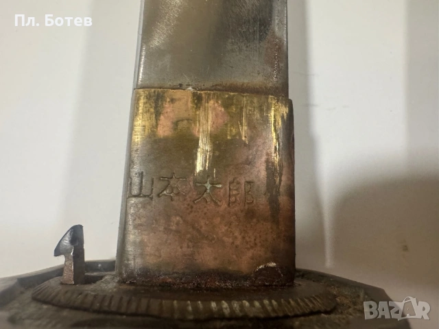 Стара японска офицерска сабя ВСВ, снимка 3 - Антикварни и старинни предмети - 54721553