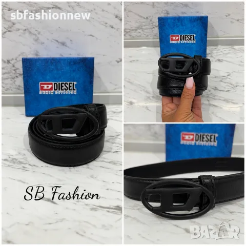 Diesel колан естествена кожа в кутия