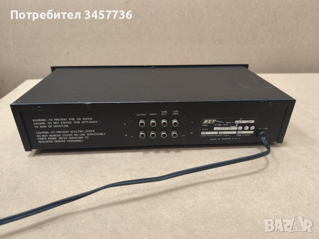 Еквалайзер BST IDT-100 STEREO GRAPHIC EQUALIZER 2X10 бандов , снимка 8 - Ресийвъри, усилватели, смесителни пултове - 55119064