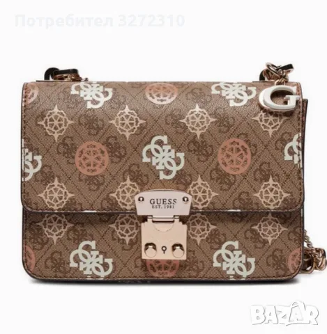 Дамска чанта Guess Eliette HWPS93 15210 бежова, снимка 2 - Чанти - 55381792