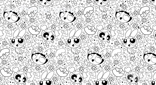 Нова Powerpuff Girls Creative Colouring книжка за оцветяване с любими герои творчески занимания деца, снимка 5 - Детски книжки - 55544216