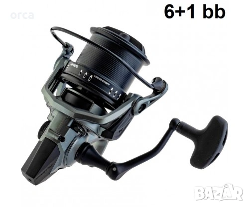 Шаранска макара Formax Aries Long Cast 6500 6+1 BB за фидер, снимка 5 - Макари - 55220180