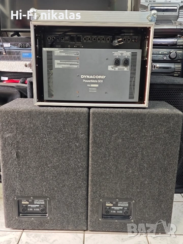 тонколони 12" DYNACORD  C12-2 активен мишпулт професионално стъпало DYNACORD PowerMate 500 , снимка 8 - Ресийвъри, усилватели, смесителни пултове - 54254009