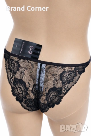 Бикини Hunkemöller XL – черна дантела, снимка 4 - Бельо - 54560369