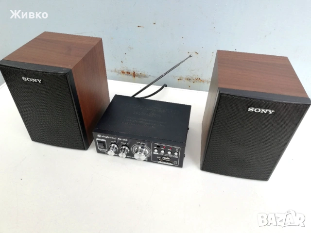 Усилвател USB + тонколони, снимка 4 - Ресийвъри, усилватели, смесителни пултове - 54638405