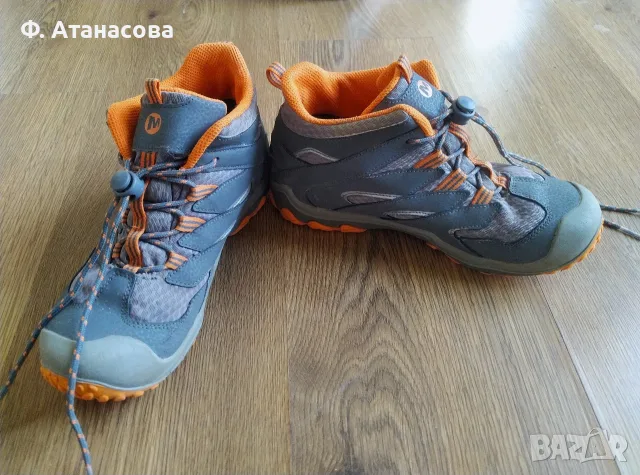MERRELL Туристически обувки за жена или дете унисекс, размер 37, отлични, снимка 9 - Маратонки - 55340925